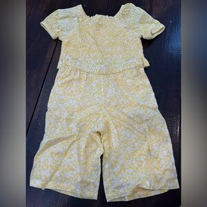 Cat & Jack Yellow Floral 2 piece